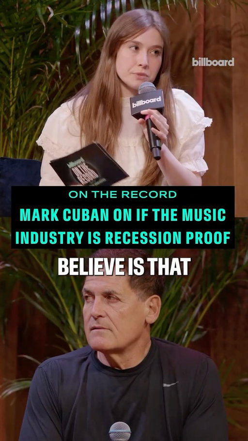 Is the music industry recession-proof? 🎵

Investor and entrepreneur Mark Cuban joined @wordsbykristin on Billboard On The Record at the Billboard House at SXSW and dove into the future of music creation.

Cuban talks experimenting with new tools, considering where the next hits will come from and even pondering whether his voice could be licensed for AI-generated songs in the full episode with @wordsbykristin at the link in our bio.