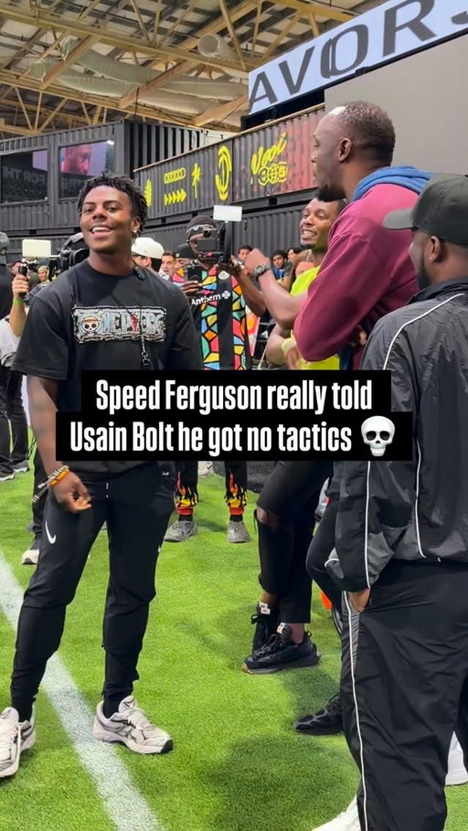 Bro really tried to coach Usain Bolt 😭