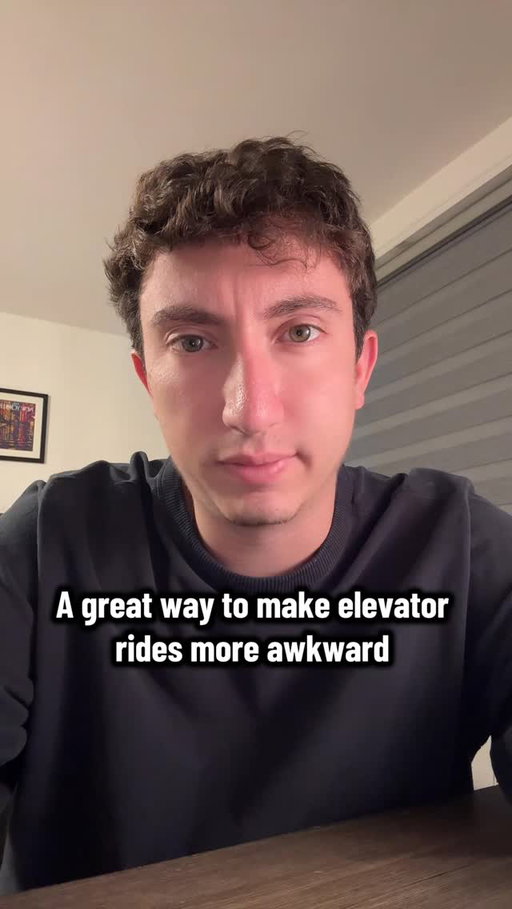 A great way to make elevator rides more awkward
