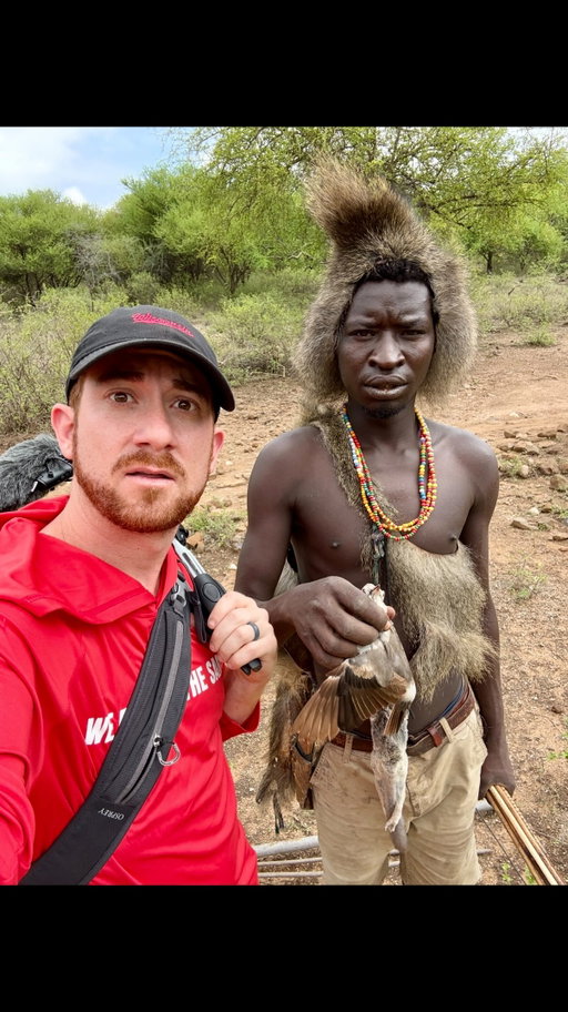 The Hadzabe don’t hunt baboon for fun. They hunt for survival. Thank you for 10M on the YT video! Head over to the channel to watch the full story!