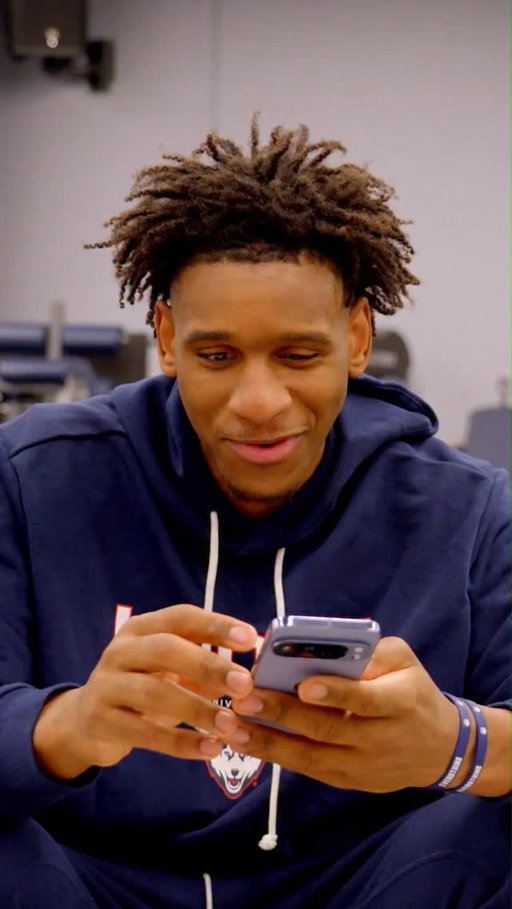 #sponsored The @uconnmbb guys compete in a team history quiz with Google Gemini, who you got!?