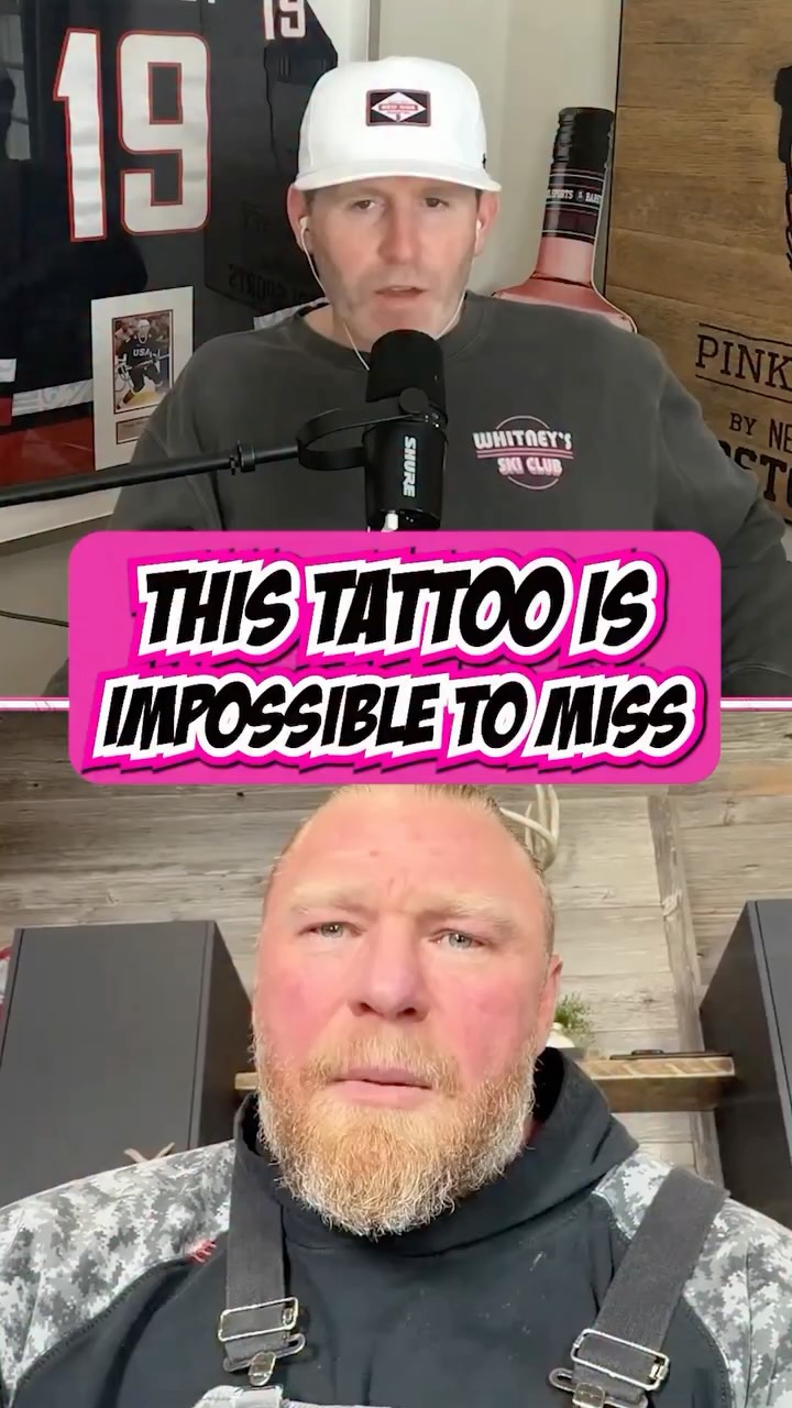 Brock Lesnar tells the origin story of the giant sword tattoo on his chest