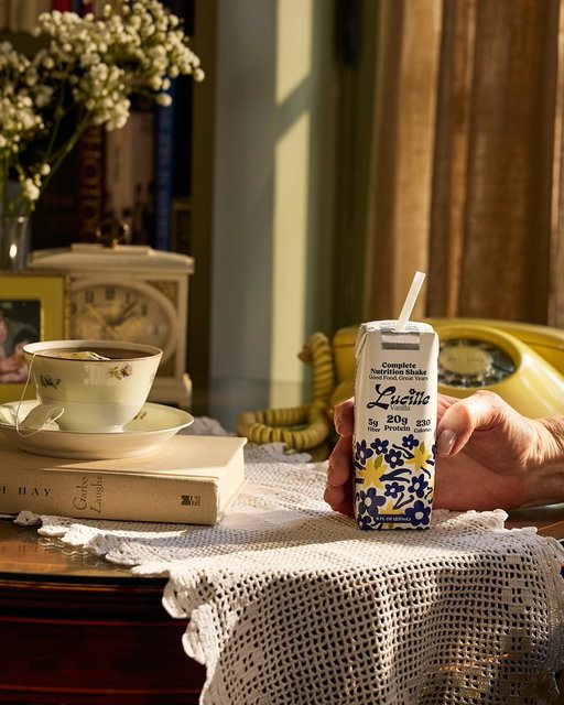 Sometimes certain projects you get to work on feel extra special and this was one of them. Jess has put so much love and hard work into this amazing new product that is inspired by her grandmother Lucille - a healthy, high quality, and clean shake for seniors (with the most adorable branding!) Happy product launch day to @lucillehealth !!

—

Client @lucillehealth @jesshaghani 
Photography @kylazanardi 
AD @michaela_carpenter 
Prop Styling @raynamarlee | @rm.by.raynamarlee
