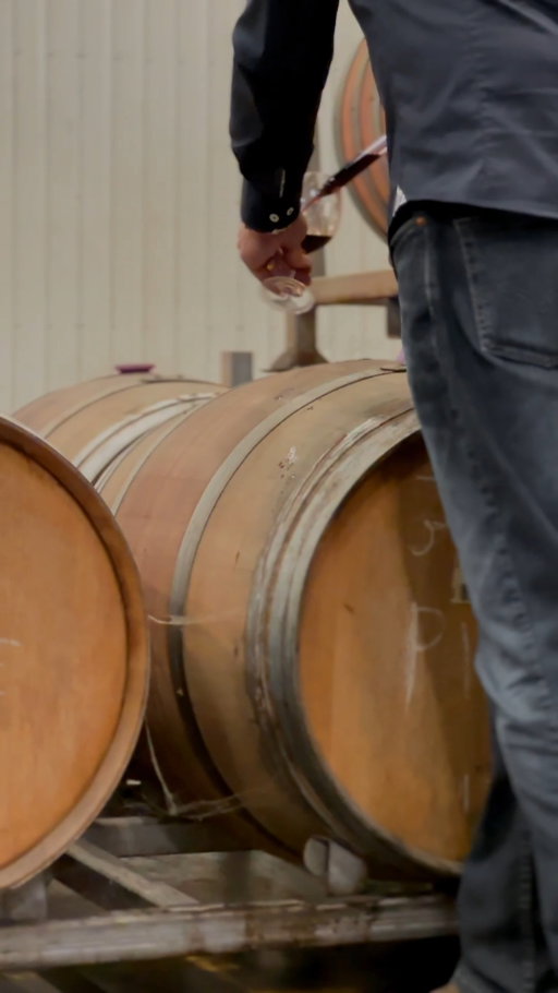 The work doesn't stop at the harvest.
Every swirl is a check on the backbone we built.

This is how the Black Sage Bench stays bold.

Black Sage Vineyard, BC wine, Okanagan Valley red wine, winemaking process, bold red wine