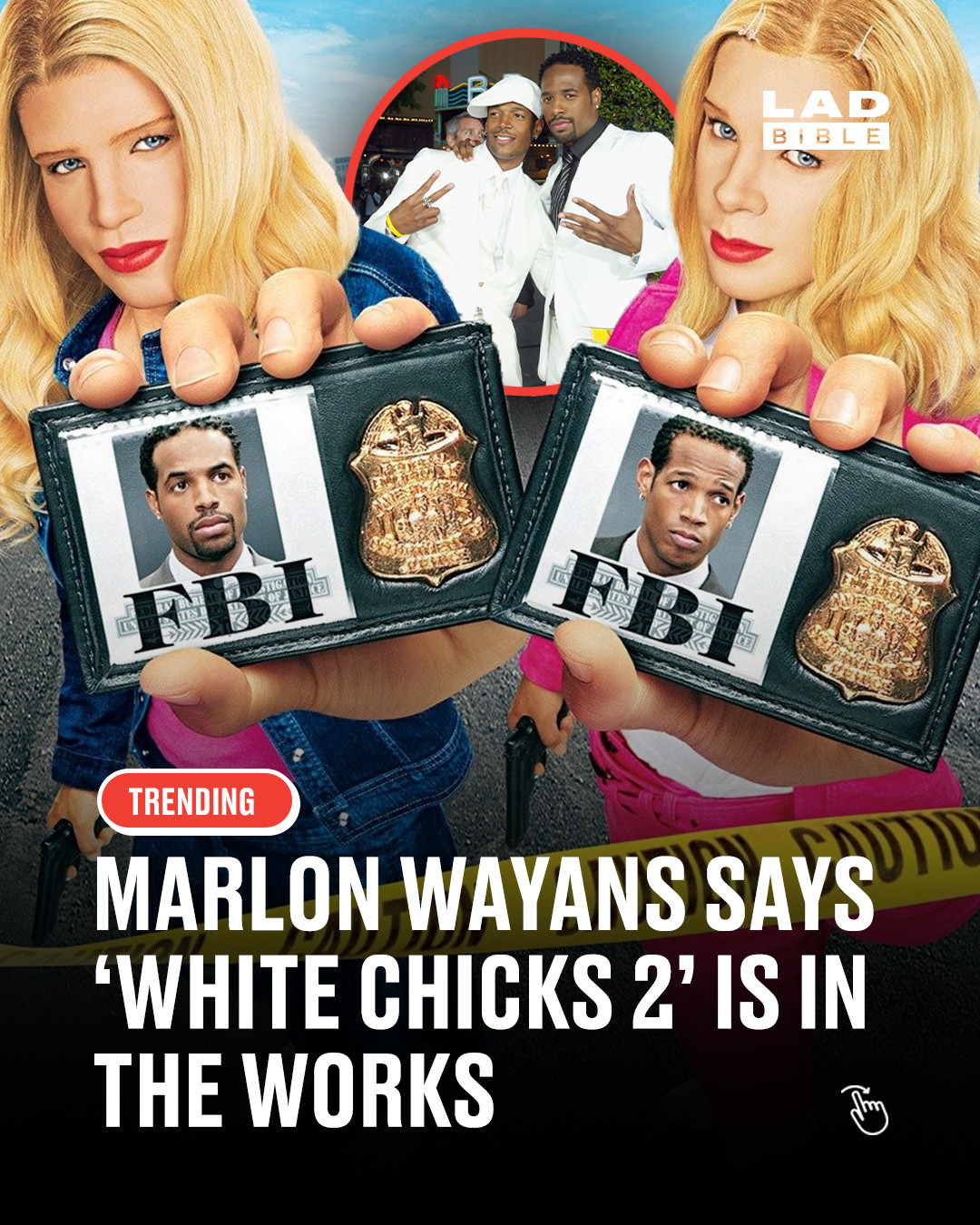 Marlon Wayans has said ‘White Chicks 2’ is on the way🙌⁠
⁠
The actor revealed that a sequel to the 2004 comedy is in development, with the Wayans brothers expected to return. It comes as they’re also working on bringing ‘Scary Movie 6’ to life.⁠
⁠
Speaking about the long-awaited follow-up, Wayans has previously hinted the team were waiting for the right moment before revisiting the fan-favourite film.⁠
⁠
No release date or plot details have been confirmed at this stage.⁠
⁠
#entertainment #ladbible #whitechicks