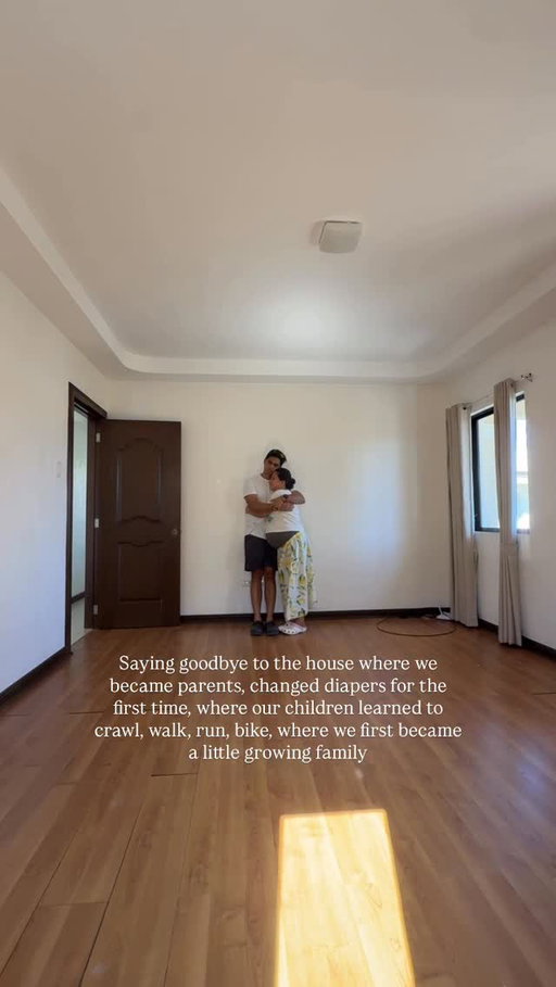 Bittersweet tears were shed. 😭

When Juancho and I got married, we promised each other we would, by God’s grace, build a life together through thick and thin.

We were 26 and so young and in love— we wanted to be good stewards, we had big dreams, and we just knew we’d love each other through the ebb and flow of life’s seasons.

In 2020, after our first wedding anniversary, we found out we were pregnant. It was in the middle of the pandemic and we had been living in the city through all the lockdowns; but when we found out we were about to have a baby, we made a quick decision to move South where we could walk freely and have more space than in our condo. This was the house we moved into. I had Eliam in my tummy while wearing that yellow dress. 💛

This house has been our home for 5 years— majority of our marriage spent within its walls. I was pregnant, postpartum, and called ‘mama’ for the first time in there. Juancho had opened businesses, closed some, did tapings and work and learned to become ‘dada’ in this house.

Every room and every corner holds memories of our journey as a married couple— growing up and into our 30s, learning to change diapers, prepare meals for baby led weaning, and handling toddler meltdowns. 

This humble house became our home— but now it’s time to say good bye and open a new chapter in our #CasaTrivinoDreamHome. 🥹

We cried so many bittersweet tears as we said our goodbyes, but by God’s grace, we’re ready to make new memories in the house that the good Lord has blessed us with. 🤍

To many more years of making any house our home, @juanchotrivino. #TheTrivinos