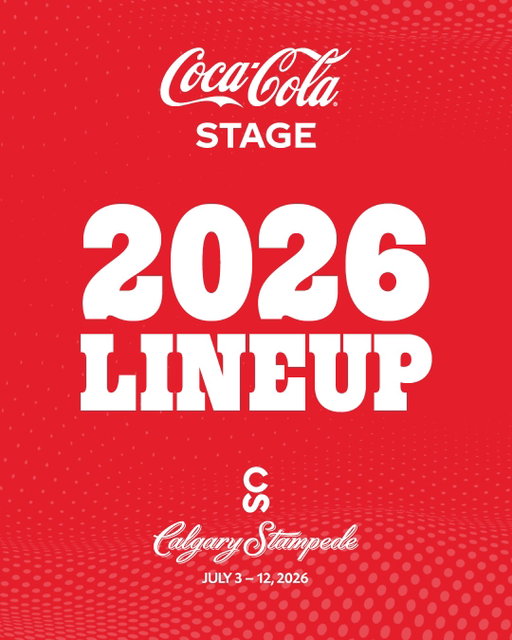 The Coca-Cola Stage is turning it all the way up 🔊
The 100-day countdown to the Calgary Stampede starts now and the lineup is here!

From rock to hip hop to pop and EDM, it’s 10 days of non-stop main stage energy, July 3-12.
A vibe for every mood.

And the best part? It’s all included with admission.
LINK IN BIO to see the full Coca-Coca Stage lineup