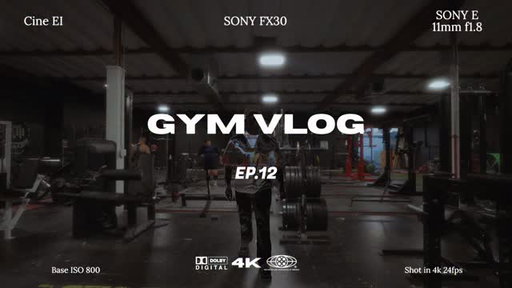 Gym vlog ep.12 shot on the Sony fx30 with the Sony 11mm f1.8 lens. 
#gymbro #cinematic #gym #filmmaking #videography