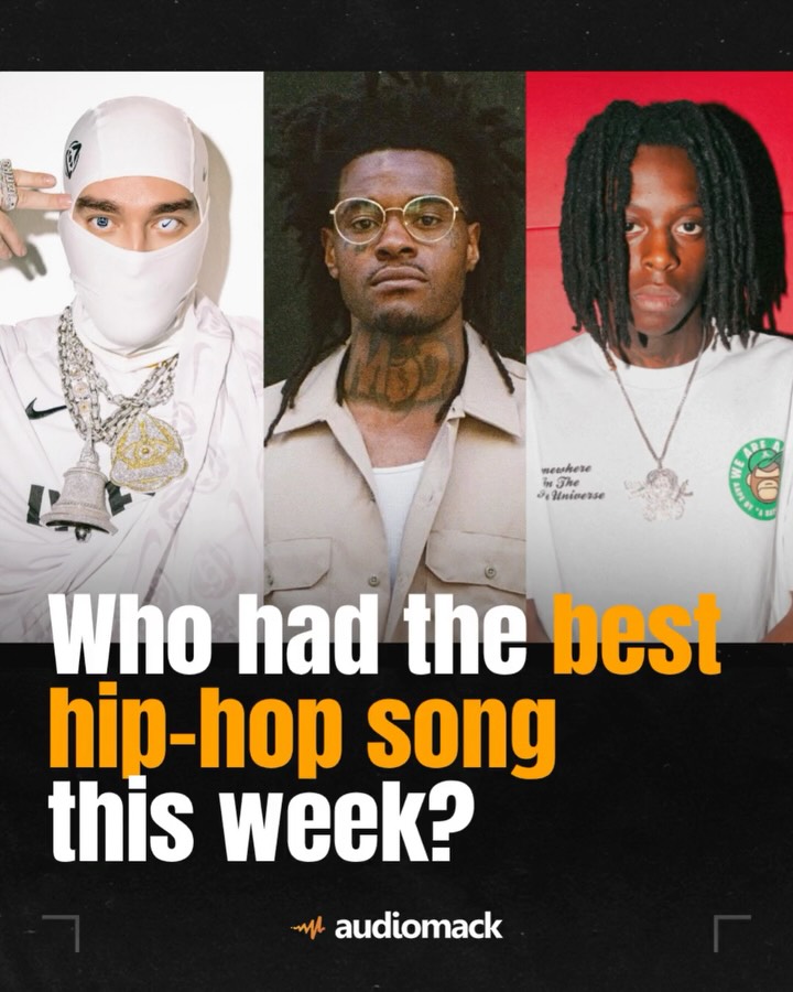 BEST OF THE WEEK 🏆 Who had your favorite song?

This week’s playlist features MexikoDro, Yeat, Raq baby, Pradabagshawty, slayr, Chuckyy, SlimeGoon9, PROJECT4PLAY & Latto 🔥

Also featuring collabs between Judah Weston & IsoKeys; Trim & Pooh Shiesty; Coi Leray & YoungBoy Never Broke Again; and Lackvill w/ Jace!

Check out the full BEST OF THE WEEK playlist – only on Audiomack 🔸
.
.
.
🔸 Comment “plus” for 1 month of ad-free listening