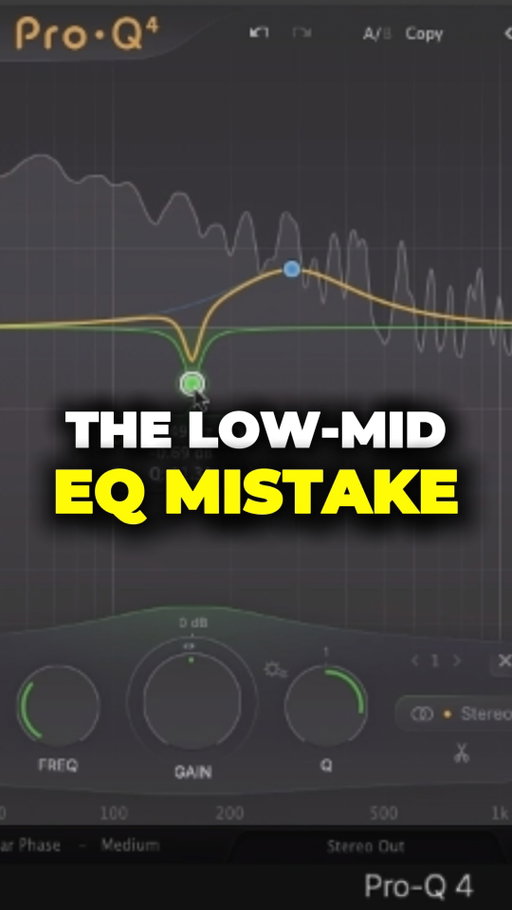Stop cutting at 300Hz 🔊

The mud is lower. Cut at 160Hz to clean the wooliness without losing body. Then add at 280Hz where all the warmth lives.

Two frequencies I learned from two of the best engineers in the game.

#mastering #eqtips #mixingandmastering #musicproduction