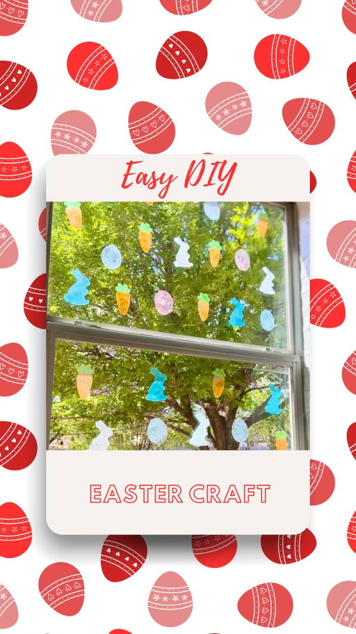 🐣 Follow for more easy DIY Craft & Activity Ideas! These easy DIY Easter window clings were so fun & easy to make! My kids had a blast!
Mix together:
- 3 tbsp school glue
- 1/4 tsp dish soap 
- a few drops of food coloring then hand paint or use cookie cutters your bunnies, eggs, and carrots onto a ziplock bag or sheet protectors and let dry for 12-24 hours! Hope y’all enjoy! #easterdiy #easter #kidactivities #mom #momhack