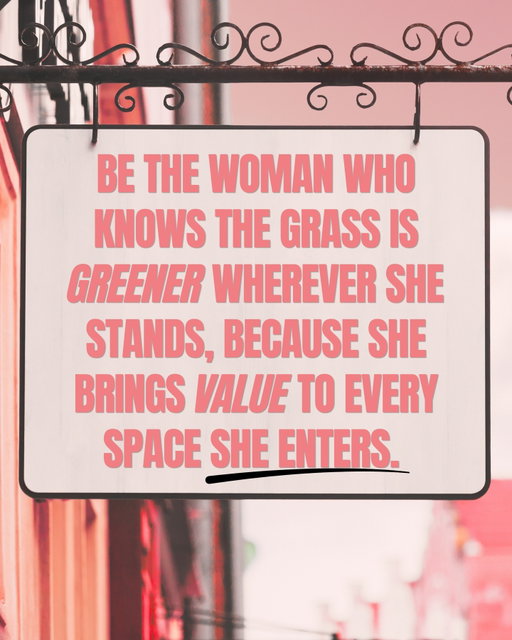 Walking into rooms where you’re outnumbered, underestimated, or completely inexperienced? That’s where the magic happens. I’ve been the only woman at real estate investing networking events, surrounded by people with more experience, and I didn’t shrink. I showed up. I spoke up. I made my presence impossible to ignore.

Confidence isn’t optional - it’s your weapon. Women are often compared, dismissed, or undervalued. The only way to break through? Own your worth. Bring your knowledge, your skills, your voice, and your energy into every room. Make your mark. Command respect. 

Show them exactly who you are and bring the value no one else can. 💖