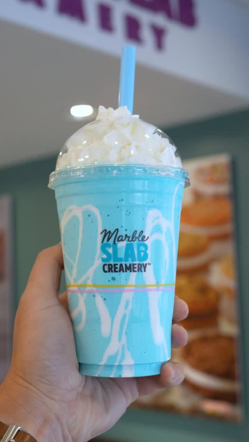 a cotton candy dream in every sip ☁️🩵 blended with our small-batch ice cream made fresh daily 😋
