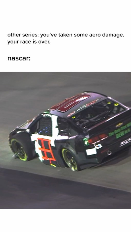 Throw some duct tape on that thing and get it back on the race track!