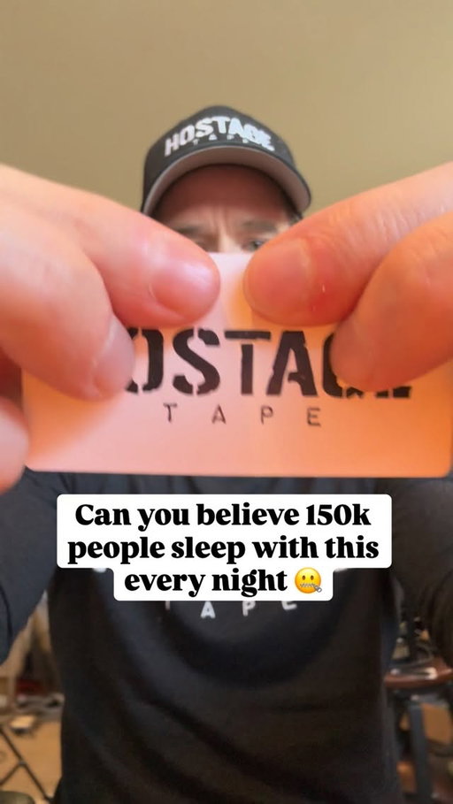 57% off + Free gifts 👉150,000 people taped their mouth shut last night.
And they woke up feeling better than they have in years.
No new mattress. No expensive supplements. No sleep study.
Just one strip of tape that keeps your mouth closed so your body can actually breathe the way it was designed to.
You’ve probably scrolled past this before. Thought it was weird. Maybe even laughed at it.
That’s fine. So did most of them.

Try it risk free for 90 nights.