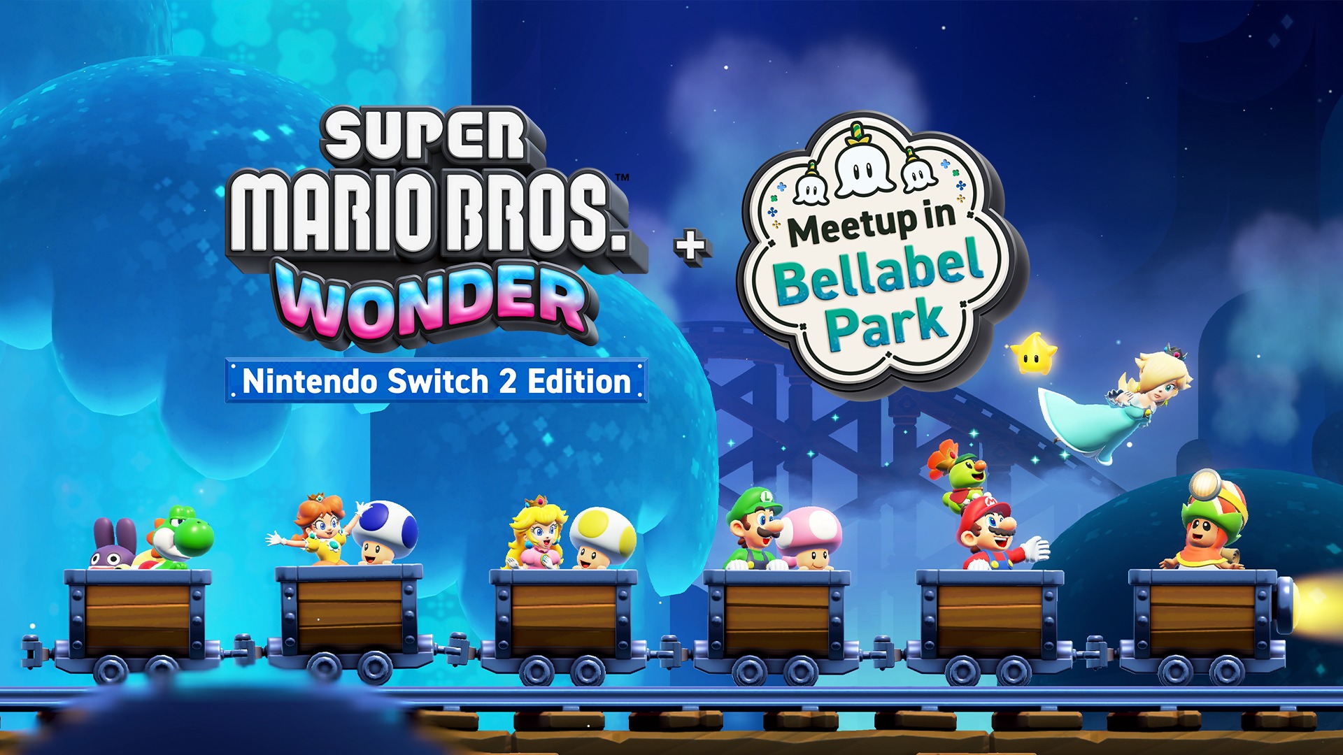 Here we go! Take on the Koopalings solo or with others and jump into fun new co-op and VS attractions with #SuperMarioBrosWonder – Nintendo Switch 2 Edition + Meetup in Bellabel Park.