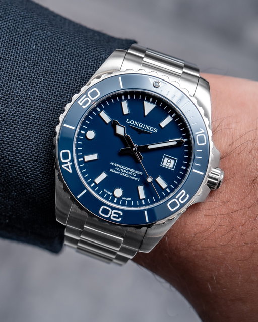 Longines just dropped a massive update to its fan-favorite HydroConquest collection, introducing refined case proportions, redesigned ceramic bezels, and new lacquer dial options for the first time. 

The fleet of redesigned HydroConquest models are offered in 39mm and 42mm, maintaining its core diving specs while elevating the overall design language. Most of the dial variations introduced feature lacquer finishes, while a light blue option goes for a more familiar sunray-brushed finish.

Each model is water resistant 300 meters, and powered by the Longines calibre L888.5 with a silicon balance spring and 72-hour power reserve. The H-link bracelet models are $2,200, while the Milanese bracelet models are priced at $2,400. 

Let us know what you think about this evolution of the HydroConquest in the comments!

#watches #watchenthusiast #watchcommunity
