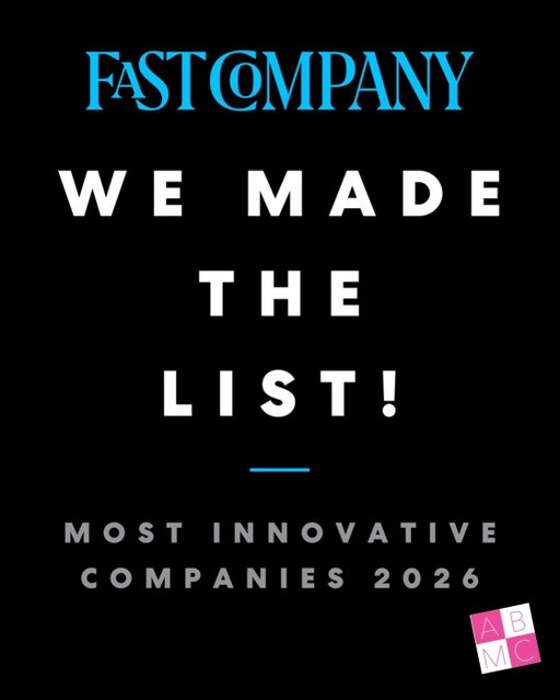 ABMC made the Fast Company 2026 Top 10 List of Most Innovative Companies in PR and Brand Strategy.

https://www.fastcompany.com/91493904/public-relations-brand-strategies-most-innovative-companies-2026  Team @brooke_mogan thank you @fastcompany