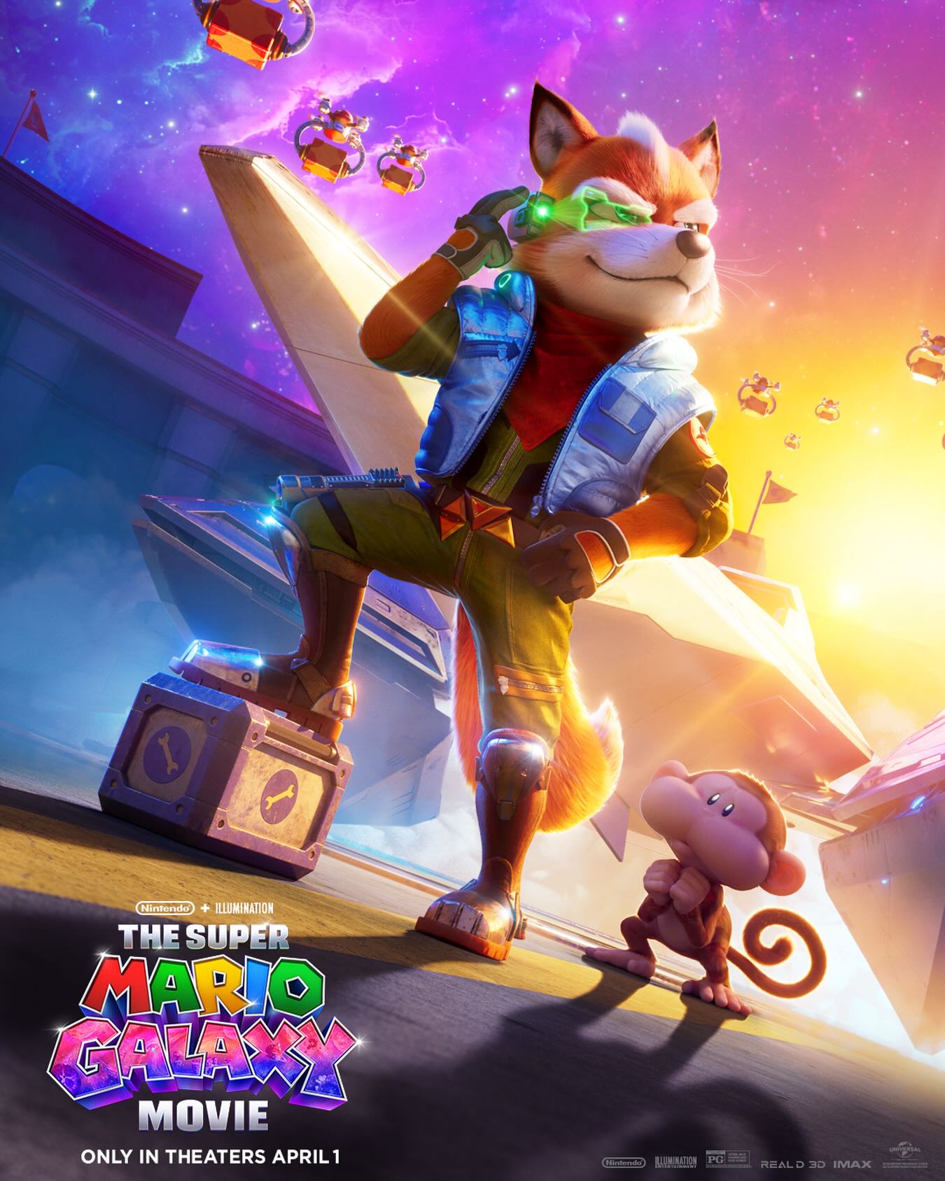 Let’s rock and roll! Fox McCloud joins The Super Mario Galaxy Movie, only in theaters April 1. Get tickets now.