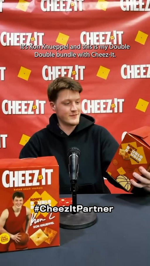 Capping off rookie year with my new @cheezit Double Double Bundle. #CheezItPartner White Cheddar + Extra Toasty. 100% real cheese, 100% my game. Link in bio to grab yours.