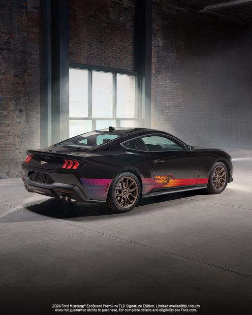 Introducing the Ford Mustang® TLD Signature Edition. 

In collaboration with @troyleedesigns, this limited-edition package blends the Mustang EcoBoost® Premium with the world of art and speed. 

For decades, Troy Lee has brought bold, colorful style to motorsports. Building his roots in motocross, his work has evolved and spanned across NASCAR, IMSA, Formula 1 and now, Ford Mustang®. 

“Racing has always been part of my life. My grandfather raced at Bonneville, and my dad raced motorcycles, and they both did pinstriping on cars, bikes and signs. That combination of art and motorsports shaped everything I do.” —Troy Lee, founder of Troy Lee Designs