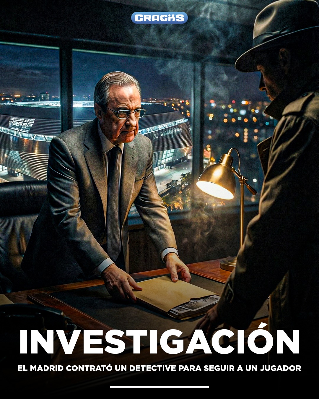 "EL MADRID VIGILA A UN JUGADOR". 🕵️‍♂️

El periodista de ESPN, Javier Rodriguez Pascual, contó que la directiva del Real Madrid puso un detective para seguir a un jugador del equipo.

¿El motivo? Cuentan que dentro del club estarían preocupados por algunas cosas de su vida nocturna.