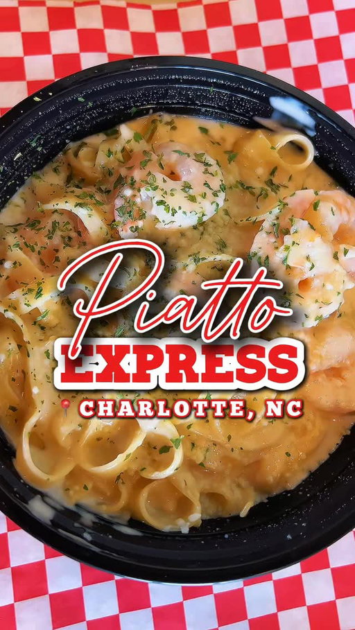 PIATTO EXPRESS – I received an invitation to try a dish at this casual drive thru restaurant that specializes in Italian pasta dishes. What I discovered upon visiting is a menu filled with pasta varieties, a team who is passionate about their product, and one of the best Shrimp Fettucine Alfredo dishes I’ve ever had.
 
📍1431 Sardis Rd. N, Charlotte, NC
▪️Online Ordering, Kiosk, and Drive Thru Available
 
🖋️Menu Options:
▪️Build Your Own Pasta: (Base Pasta + Sauce - $9.99) 5 different pasta choices, 5 different protein options, 6 different sauce options as well as the option to add toppings
▪️Breakfast: Stuffed Ham + Cheese Croissant, Big Morning Melt, Glazed Donuts, Coffee, Hot Chocolate
▪️Desserts: Tiramisu, Cannoli, Gelato, Açai Bowl, Milkshakes, Glaze Cake Donuts, Honey Cake
▪️Kids Plates: Fettucine Alfredo and Spaghetti
▪️Salads: Garden, Caesar, Chicken Caesar
▪️Signature Pasta Bowls: Chicken or Shrimp Alfredo Bowl, Vodka Penne, Classic Meatball Marinara, Pesto Chicken Fresh, and Cheeseburger Pasta
▪️Soups: Tomato Basil, Minestrone, Chicken Noodle, Italian Wedding
 
The items below were complimentary unless where indicated with a💰
 
💜Miss Black Foodie Fave
✨Highly Recommended
 
💜32oz – Shrimp Fettucine Alfredo Bowl ($15.99) – fettucine, alfredo, 31/40 shrimp, Parmigiano – perfect amount of pasta, loved the size on the plump shrimp and well-seasoned sauce. Loved every bite. 
 
✨💰Cannoli ($7.99) – ricotta sweet cream, dulce de leche – excellent taste
 
✨Honey Cake ($2.90) – has the perfect amount of sweetness
