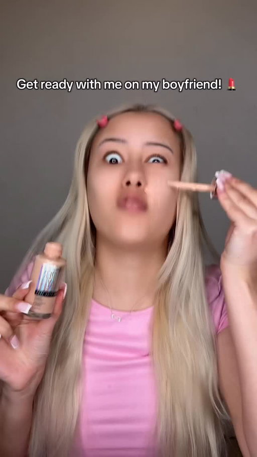 GRWM ON A WIGGLE BOARD 🫨 Follow me for more videos  #makeupchallenge #makeup #beauty #joke #trend