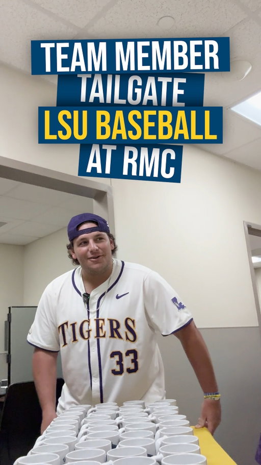 Teammates on the field and team members in the community. 

Members of @LSUBaseball stopped by the @FMOLHealth | Our Lady of the Lake Regional Medical Center to share meals, smiles and gratitude with the team members on the night shift. It was a small way to say thank you to those who show up every day (and night!) to care for others.