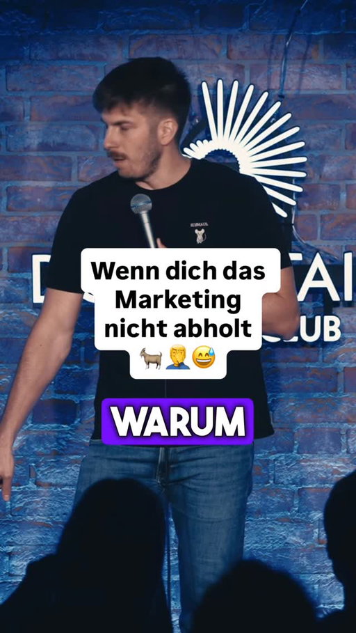 Dann muss ich wohl zu Rossmann…😅🤷🏼‍♂️
#comedy #standup #marketing #fail