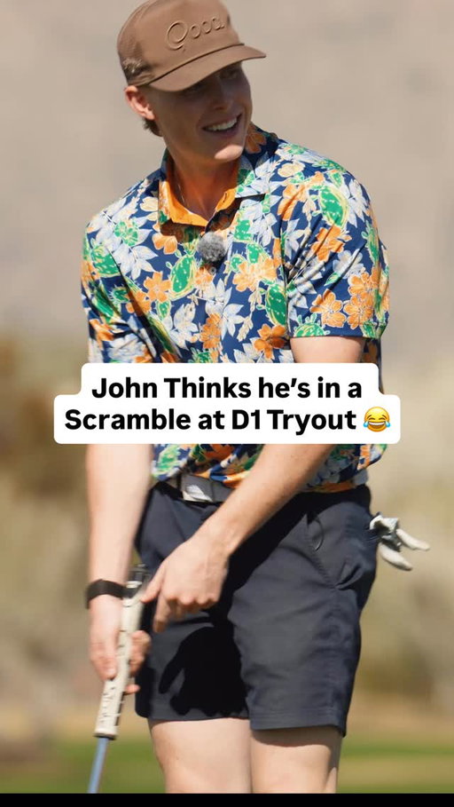 It’s muscle memory 😂
•
•
•
#golf #collegegolf #recruitment #golfers