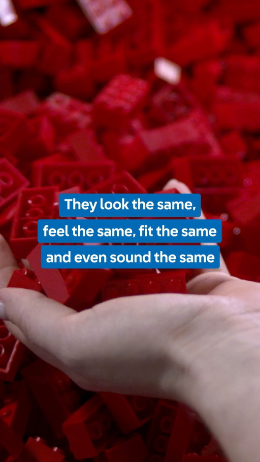 Treat your ears to a soothing LEGO sound bath. And nourish your mind (and soul) with the fact that 52% of the material we bought to make our bricks in 2025 came from renewable and recycled sources.

Find out how we’re using the mass balance approach to make the same quality bricks in our bio.
