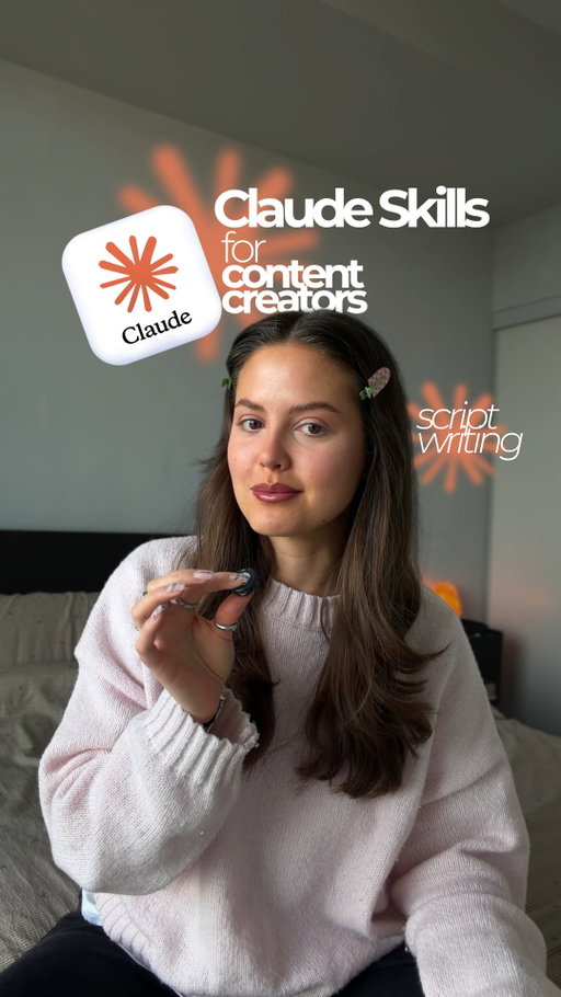 Comment "COMMUNITY," the script writing Claude skill is already posted there!

This Claude feature will save you hours as a content creator 🤖

I trained a skill that writes scripts that are tailored to your target audience already with hooks and retention loops