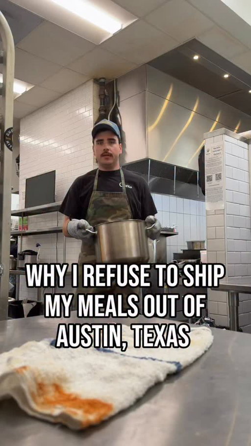 Did you send it to someone you know in Austin?  #smallbusiness #austintexas #mealprep