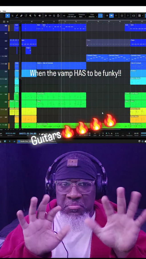 When the vamp of the song HAS to be funky!!!! #music #musiclover #funk #groove #followme Guitars by @musiclabcom