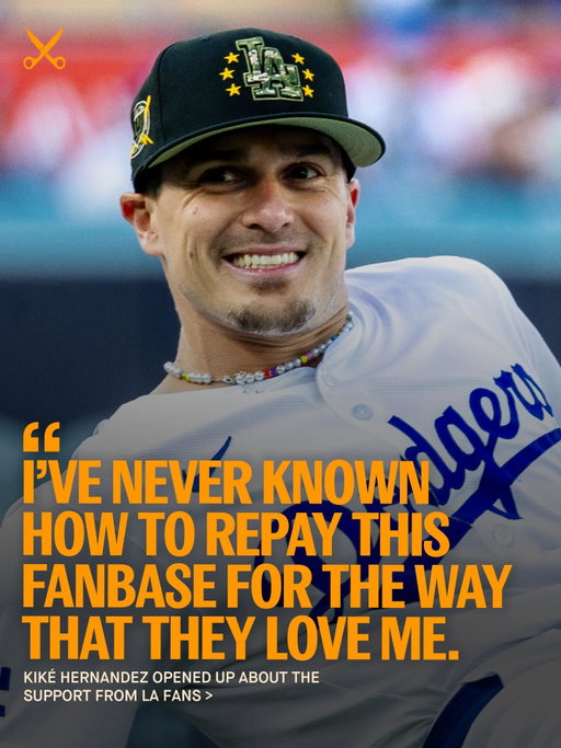 It’s all love between @kikehndez and @dodgers nation 💙

Baseball season is back ⚾️