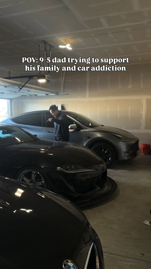 POV: 9-5 dad trying to support his family and car addiction 

I don’t post as much as I used to so here’s a little look into my life and how most of my days look. I never drive the Supra to work and it was too nice outside! I’m usually driving the Tesla cold knocking doors and making sales calls. 

Make more of these? 🤔

#fatherhood #9to5 #POV #carculture #supra