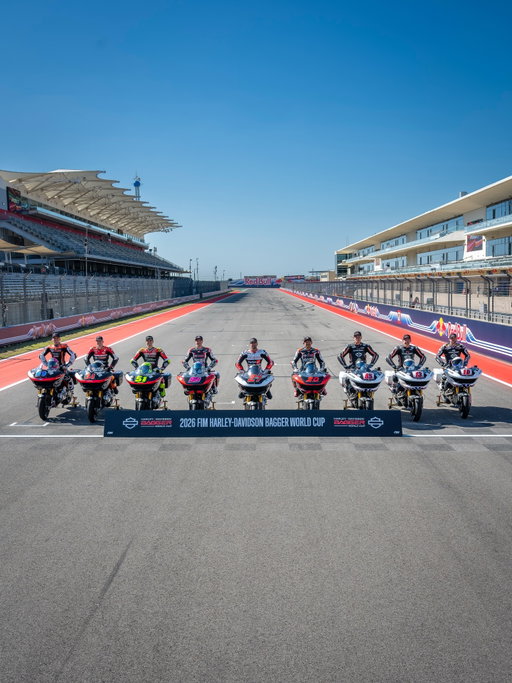 Making history at @cota_official! Ladies and gents, meet the #BaggerWorldCup class of 2026 😎🏁

#USGP #HarleyDavidson