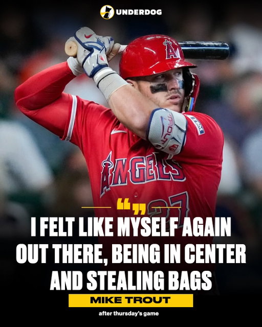 Mike Trout is feeling like himself again 👀

(Via RhettBollinger/X)