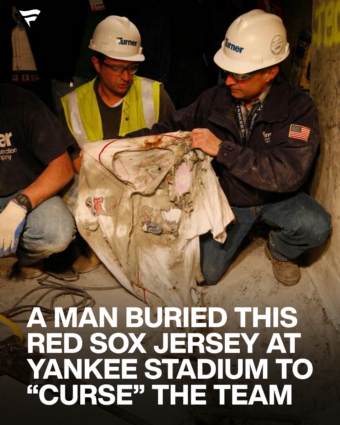 It ended up selling for $175,000 👀

During construction of the new Yankee Stadium, a Red Sox fan working on-site secretly hid a David Ortiz jersey inside freshly poured concrete, hoping it would bring bad luck before the stadium even opened.

At first, the report didn’t add up. Yankees officials checked the original spot and realized no concrete had been poured there that day. But by the next morning, two workers revealed the real location.

Crews then jackhammered through nearly three feet of concrete and pulled out a torn, dust-covered Ortiz jersey from deep inside the foundation.

Instead of turning it into a bigger feud, the Yankees turned it into something positive. They cleaned the jersey, paired it with Yankees gear, and sent both to Boston to be auctioned off, with proceeds benefiting the Jimmy Fund, the Red Sox’ longtime charity supporting cancer research.