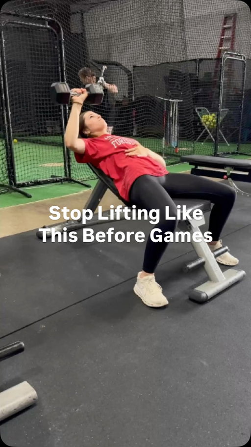 Game tomorrow?

You do not stop training. You adjust it.

Cut your reps in half. Drop to 2 sets.

Stay fresh, avoid soreness, and keep your strength during the season.

#betonme