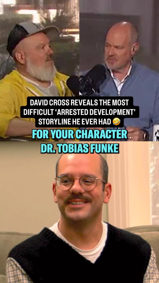 @davidcrossofficial reveals the most difficult storyline he had in ‘Arrested Development’ as Dr. Tobias Fünke 🤣🤣

David has a new comedy special, “The End of the Beginning of the End”, available now on David’s website, officialdavidcross.com, prior to being released on Youtube April 7th.
