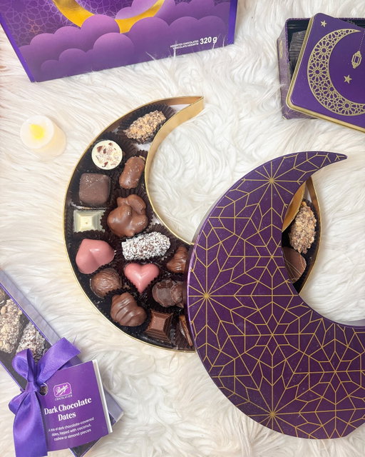 An indulgent celebration of Ramadan & Eid 🌙✨ Rich, velvety chocolates and decadent chocolate-covered dates from Purdys Chocolatier — crafted with sustainable cocoa, and thoughtfully alcohol-free & gelatin-free 🤍 A truly elevated gift to share sweetness with your loved ones this Eid 🎁… even if this post is a little late ✨ #EidGifting #LuxuryTreats”