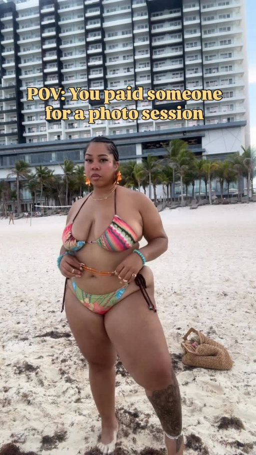 I didn’t ask for no damn BBL!! I told him to put my stomach back in the picture and take that butt off! Like what was he trying to say fr? 😭😂

#photoshop #photoshoot #cancun