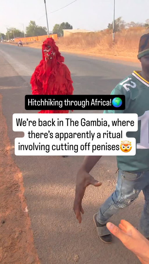 Hitchhiking through Africa! 🌍 Back in The Gambia 😄