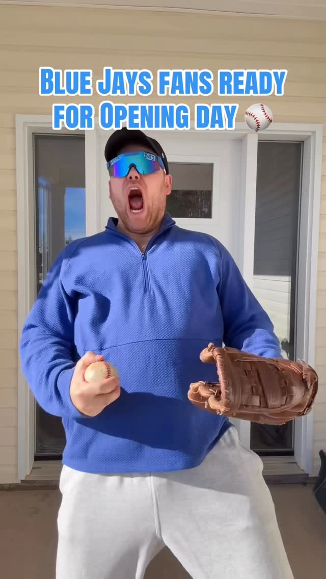 LET’S GOOO BLUE JAYS 🐦⚾️ 
@bluejays 

Follow @keestercomedy for Blue Jays comedy and skits this season 

#torontobluejays #bluejays #baseball #mlb #keestercomedy