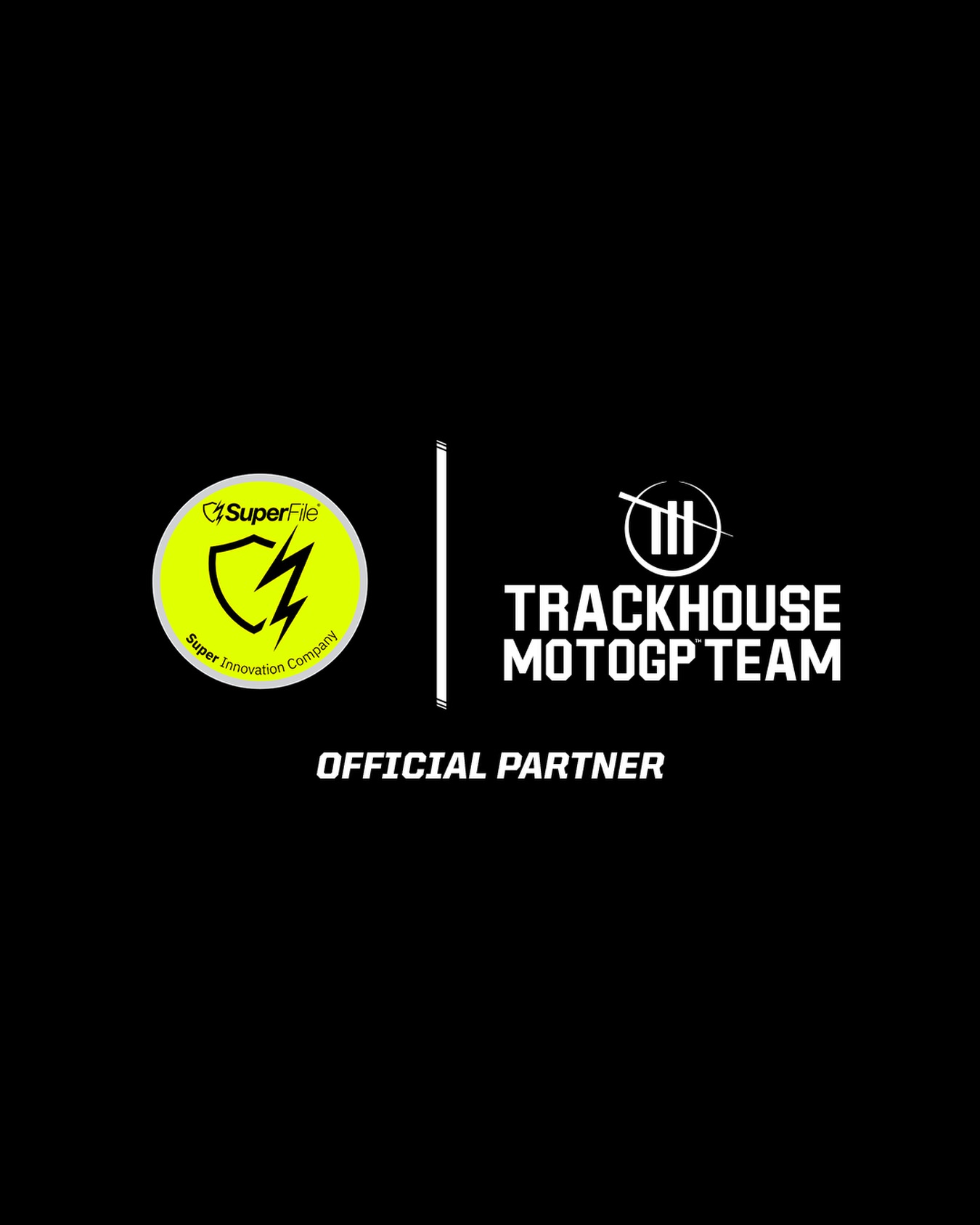 Trackhouse MotoGP Team is excited to announce a new partnership with SuperFile – the super innovation company pioneering digital file control - that will kick-off at the Grand Prix of the United States and develop through the 2026 season.