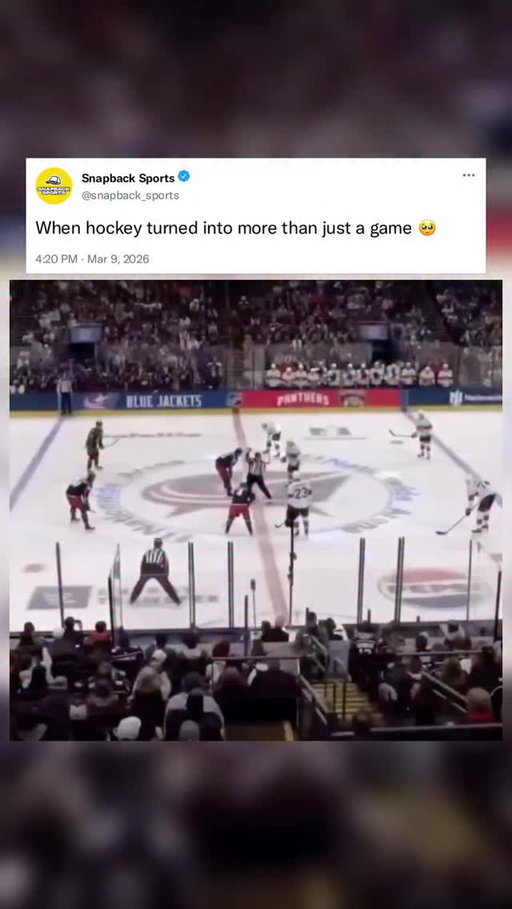 What happened between the Columbus Blue Jackets and the Florida Panthers was not just a hockey moment. It was a reminder of why sport exists at all and what it means to be part of something bigger than a game.

Johnny Gaudreau and his brother Matthew were killed by a drunk driver the summer before the 2024-25 season in one of the most devastating tragedies the hockey world has experienced in modern memory. Johnny was beloved — not just in Columbus, not just in Calgary where he had his best years, but everywhere anyone had ever watched him play. He was electric, creative, genuinely joyful on the ice, and the kind of player who made you fall in love with hockey all over again just by watching him skate. Losing him and his brother the way they were lost was a wound that the entire sport is still healing from. 💔