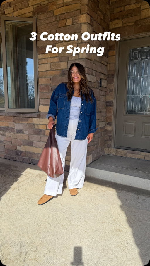 Let’s talk fabrics- because they can be the difference between an “ehh” and an “OMG” outfit. Cotton is the ultimate spring/summer staple, keeping you comfortable as temperatures rise - Natural, breathable, and effortlessly versatile.

When you feel like you have nothing to wear as you move into the warmer months, check the label on the items you already have and reach for those classic staples that are 100% cotton — they truly are the foundation of your wardrobe! @discovercotton #CheckTheLabel #Ad