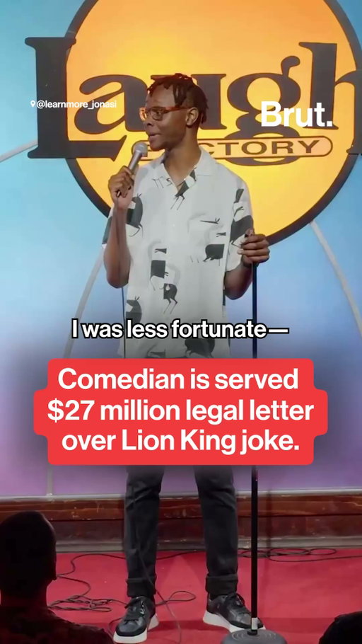 A Zimbabwean comedian was served a legal notice on stage after making a joke about the opening lyrics of The Lion King song “Circle of Life.”

Learnmore Jonasi, whose real name is Learnmore Mwanyenyeka, is being sued by singer and composer Lebohang Morake, who performed the song’s iconic opening vocals.

Morake is seeking $27 million in damages over comments Jonasi made on the One54 podcast, where he joked that the Zulu lyrics “Nants’ingonyama bagithi Baba” translate to: “Look, there’s a lion. Oh my god!”

#lionking #comedynews #lawsuit #entertainmentnews #africa